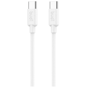Budi 65W Liquid USB-C to Type-C 1Meter – White DC256TT10