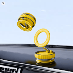Mobile Car Holder K11 Vacuum Suction – Yellow