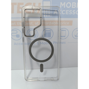 Samsung Galaxy S25 Ultra Berlia Magnetic Magsafe Hard Case – Clear