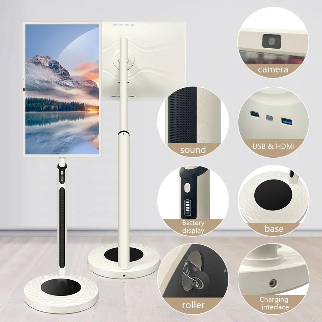 D32 Pro Portable 8/128GB 32" Android Smart Screen - White