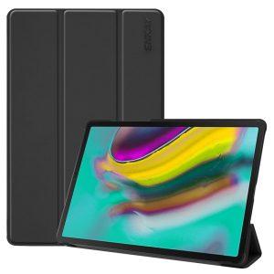 Samsung Galaxy Tab S5e T720/T725 ENKAY HAT PRINCE Tri-fold Stand Leather Smart Cover - Black