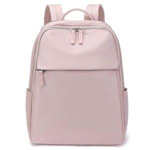 Ladies Travel Backpack Oxford Cloth 14inch/16inch Laptop Bag – Pink