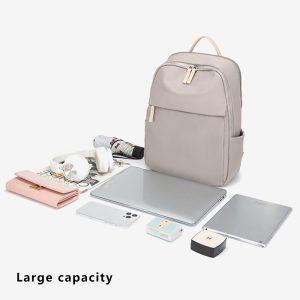 Ladies Travel Backpack Oxford Cloth 14inch/16inch Laptop Bag – Pink