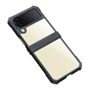 Samsung Galaxy Z Flip3 5G XUNDD Acrylic+TPU Anti-Drop Shockproof Cover – Black