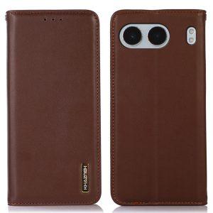 Oneplus Nord 4 KHAZNEH Wallet PU Leather Cover – Brown