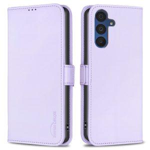 Samsung Galaxy A26 BINFEN PU Leather Flip Cover with Wallet – Purple