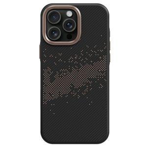 iPhone 16 Pro Max MagSafe Milky Way Pattern TPU+PC Cover - Gold