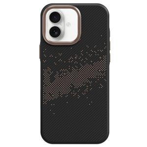 iPhone 16 Plus MagSafe Milky Way Pattern TPU+PC Cover – Gold