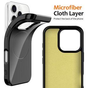 iPhone 16 Pro Max MagSafe TPU Cover with Lanyard – Black