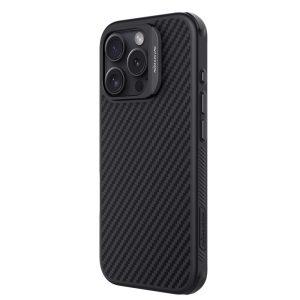 iPhone 16 Pro NILLKIN Synthetic Fiber Pro TPU+PC Cover – Black