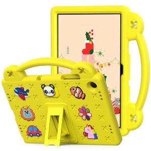 Samsung Galaxy Tab A9+ Hand Grip EVA with Kickstand Kids Cover – Yellow