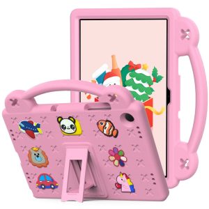 Samsung Galaxy Tab A9+ Hand Grip EVA with Kickstand Kids Cover – Pink