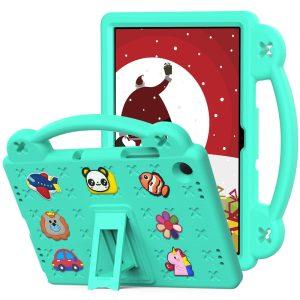 Samsung Galaxy Tab A9+ Hand Grip EVA with Kickstand Kids Cover – Green