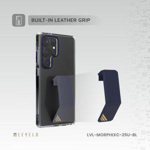 Samsung S25 Ultra Levelo Morphix Clara Grip Cover – Blue (LVL-MORPHIXC-25U-BL)