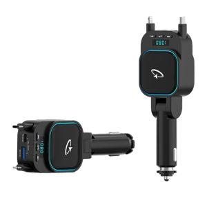 Goaltage PowerTune Pro 96W Bluetooth FM Transmitter – Black FMTR02