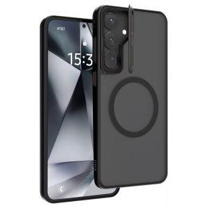 Samsung S25 Plus Levelo Elio Cover – Black (LVL-ELIO-25P-BK)