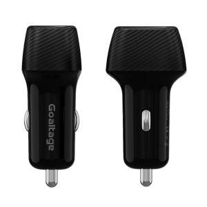 Goaltage DashCharge 60W Dual Port Car Charger – Black CH14