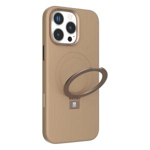 iPhone 16 Pro Levelo Iris Pro Magsafe Liquide Silicone Case For – Desert Rose (LVL-IPSC-16P-RSGD)