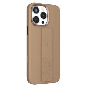 iPhone 16 Pro Levelo Morphix Silicone Cover With Silicone Grip – Desert Rose (LVL-MS-16P-RSGD)