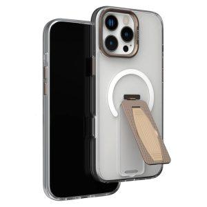 iPhone 16 Pro Max Levelo Morphix Magsafe Grip Cover – Gray (LVLMMGC16PMGY)