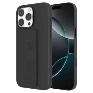 iPhone 16 Pro Max Levelo Morphix Silicone Cover With Silicone Grip – Black (LVLMS16PMBK)