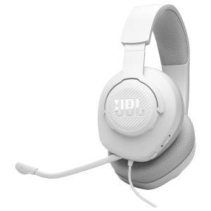 JBL Quantum 100 M2 Wired Over-Ear Gaming Headset - White(JBLQTUM100M2WHT)
