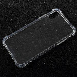 iPhone X/XS Drop-Proof Clear Acrylic + TPU Hybrid Cover – Transparent