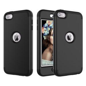 iPod Touch (2019) / Touch 6 Anti-dust Silicone + PC Cover - Black