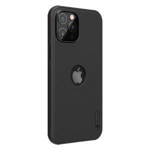 iPhone 12 Pro Max Nillkin Super Frosted (Logo Cutout) Cover – Black