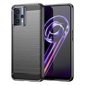 Realme 9 Pro 5G / OnePlus Nord CE2 Lite 5G Carbon Fiber Texture Cover - Black