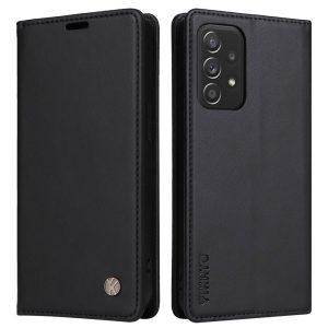 Samsung Galaxy A32 4G YIKATU YK- 001 PU Leather Flip Wallet Cover - Black