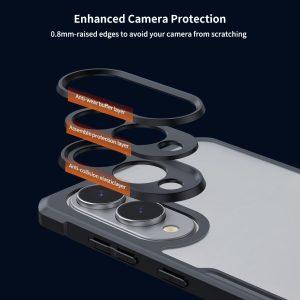 Samsung Galaxy S25 Edge XUNDD Anti-drop TPU + Acrylic Cover – Black