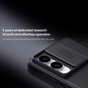 Samsung Galaxy S25 Edge NILLKIN Camshield Pro MagSafe TPU + PC Cover – Black