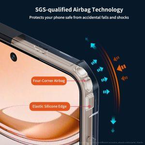 Vivo V50 Lite XUNDD Anti-Drop proof TPU + Acrylic Clear Cover – Black