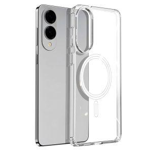 Samsung Galaxy S25 Edge DUX DUCIS Clin Series Clear MagSafe Cover - Clear