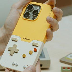 iPhone 16 Pro Max BITMO LAB GAMEBABY Retro Handheld Game Console Design Cover