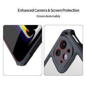 iPad Pro 13 (2024) XUNDD Kickstand TPU + PC Anti-Drop Shockproof Cover – Black