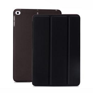 iPad Mini (2019) / Mini 4 NAPPA 7.9″ Leather Tri-Fold Cover – Black