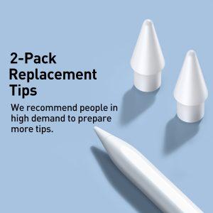 BASEUS Apple Pencil 1st / 2nd Gen Stylus Tips 2pcs - White