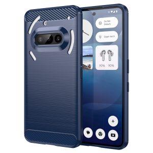 Nothing Phone (3a) Carbon Fiber Cover – Blue