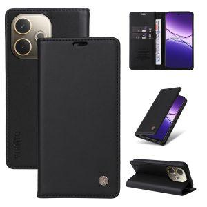 Oppo A5 / A5 Pro YIKATU Leather Flip Cover – Black