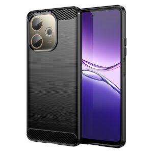 Oppo A5 / A5 Pro Carbon Fiber Cover – Black