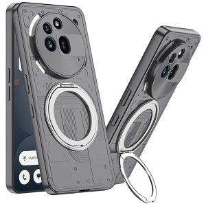 Nothing Phone (3a) Pro Magnetic Kickstand Cover – Grey