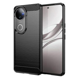 Vivo V50 5G / V50e Carbon Fiber Cover – Black