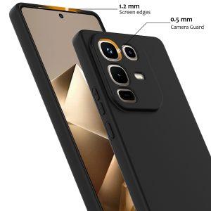 Infinix Note 50 Pro 4G / Note 50 4G Magsafe Liquid Silicone Cover – Black