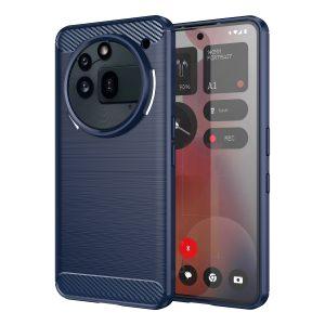 Nothing Phone (3a) Pro Carbon Fiber Cover – Blue