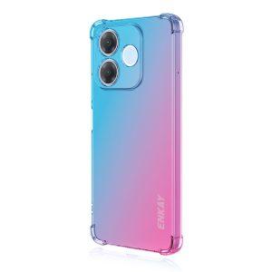 Oppo A5 Pro ENKAY TPU Cover – Blue / Pink