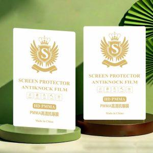 PMMA Flat Screen Antiknock TPU Cuttable Screen Protector – Clear