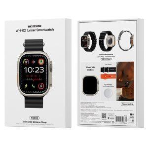 Wekome Lviner SmartWatch With 2 Straps WH-02 – Silver