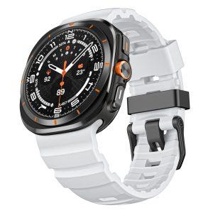 Samsung Galaxy Watch Ultra 47mm Silicone Sports Strap – White